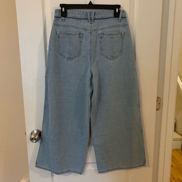 Gianni Bini Side Slit Denim Jean - Indigo - Picture 7 of 8